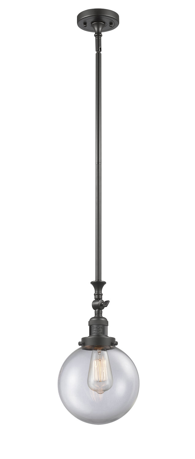 Innovations - 206-OB-G202-8 - One Light Mini Pendant - Franklin Restoration - Oil Rubbed Bronze