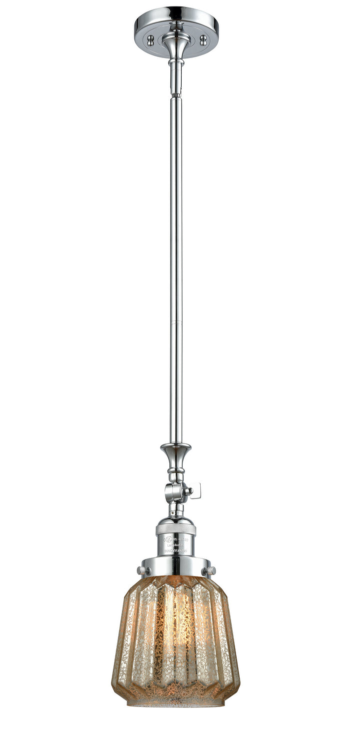 Innovations - 206-PC-G146 - One Light Mini Pendant - Franklin Restoration - Polished Chrome