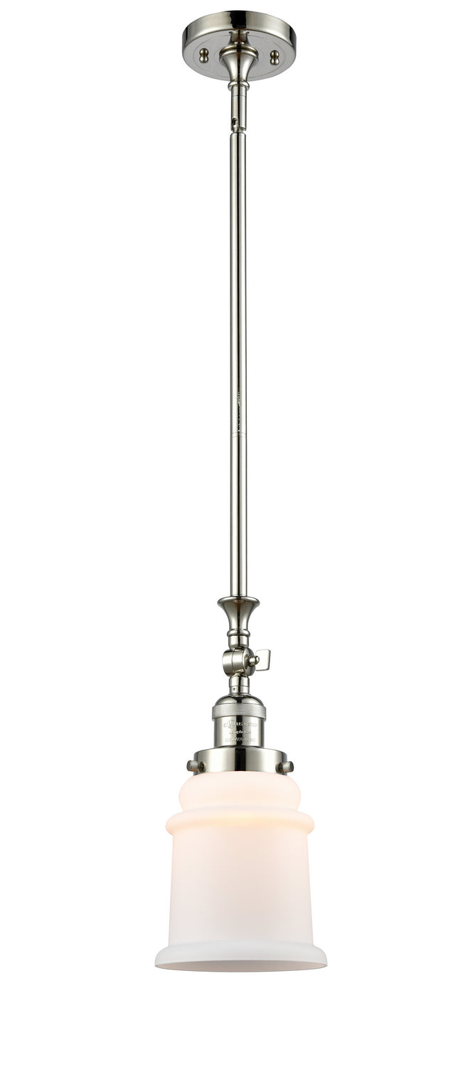 Innovations - 206-PN-G181 - One Light Mini Pendant - Franklin Restoration - Polished Nickel