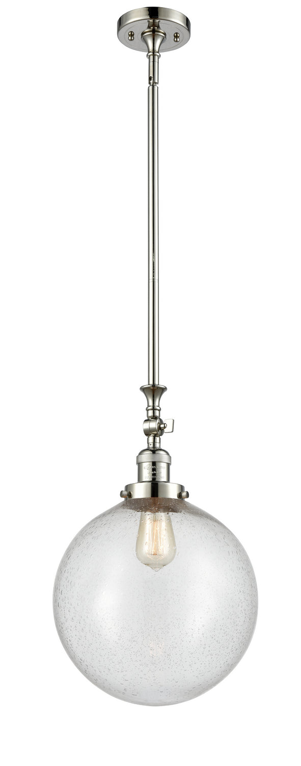 Innovations - 206-PN-G204-12 - One Light Mini Pendant - Franklin Restoration - Polished Nickel