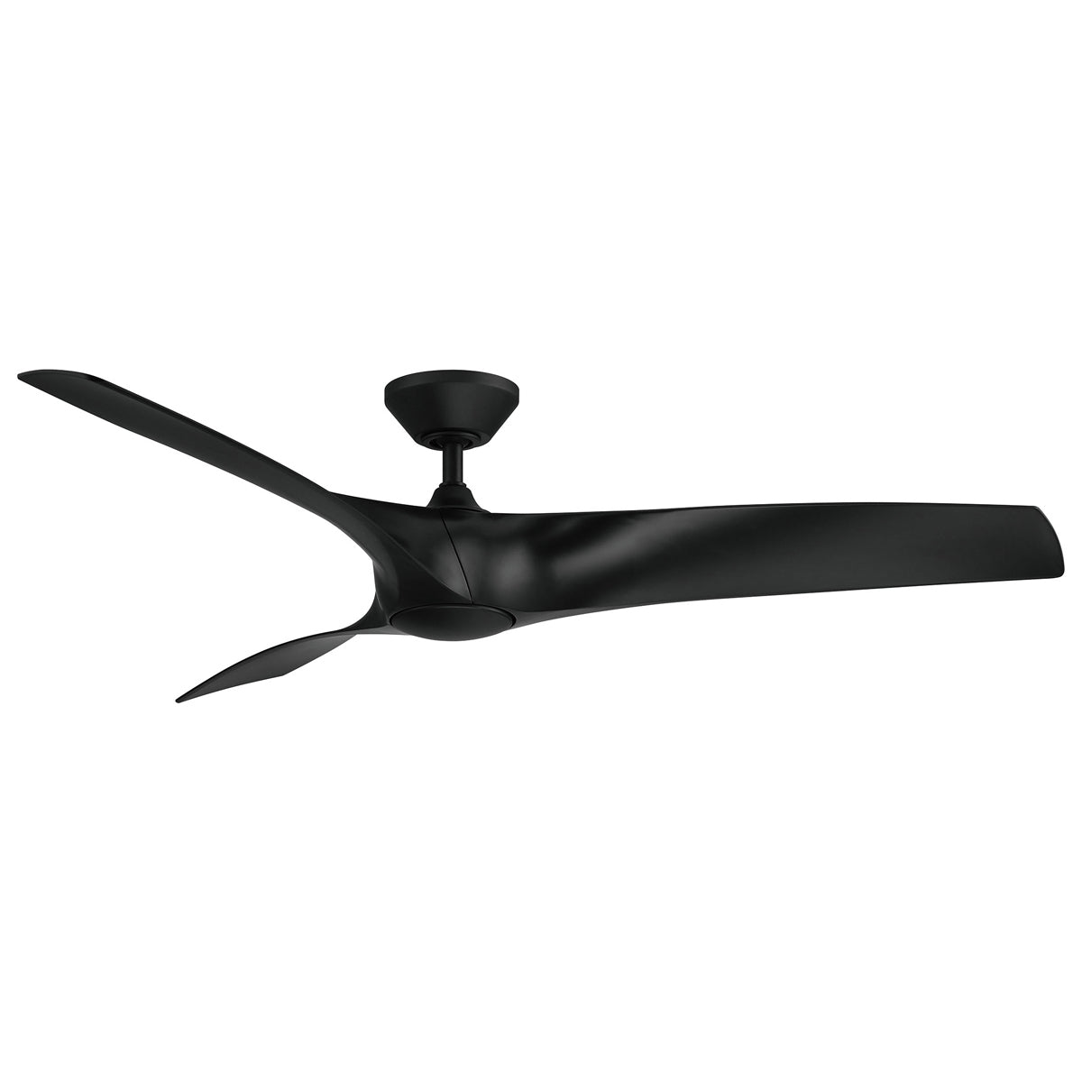 Modern Forms Fans - FR-W2006-62L-MB - 62"Ceiling Fan - Zephyr - Matte Black