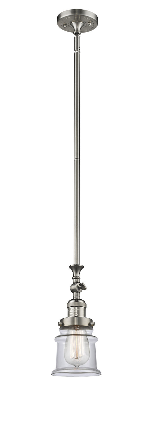Innovations - 206-SN-G182S - One Light Mini Pendant - Franklin Restoration - Brushed Satin Nickel