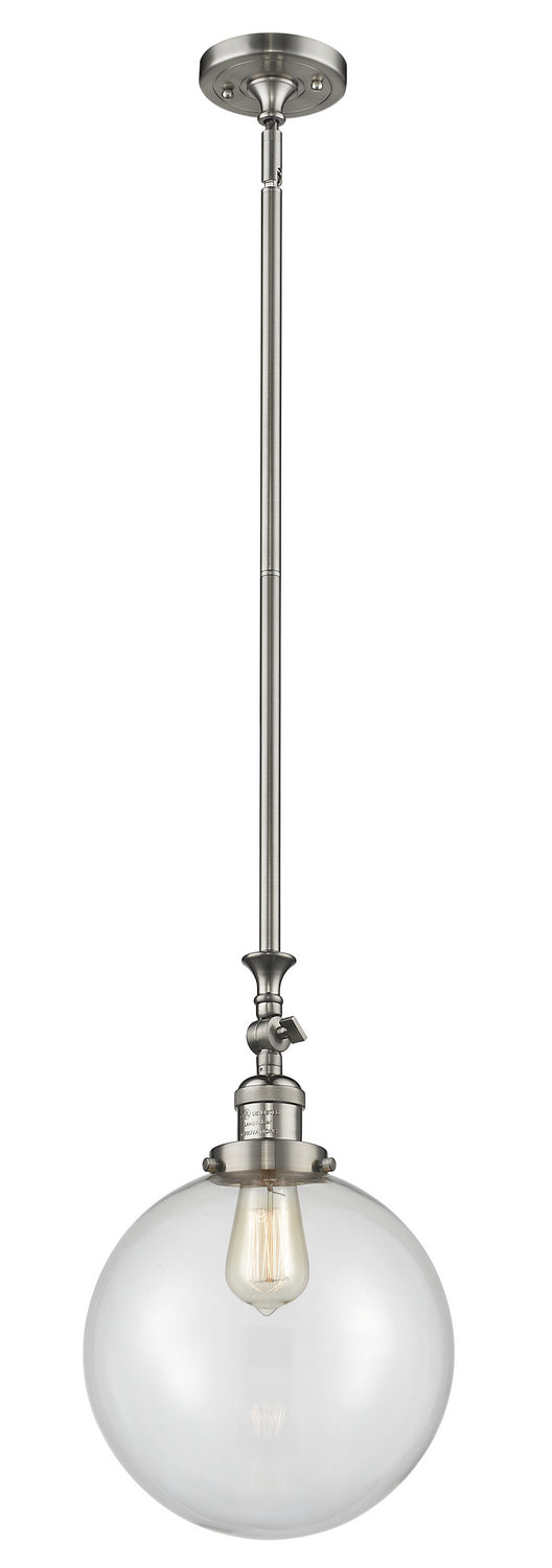 Innovations - 206-SN-G202-10 - One Light Mini Pendant - Franklin Restoration - Brushed Satin Nickel