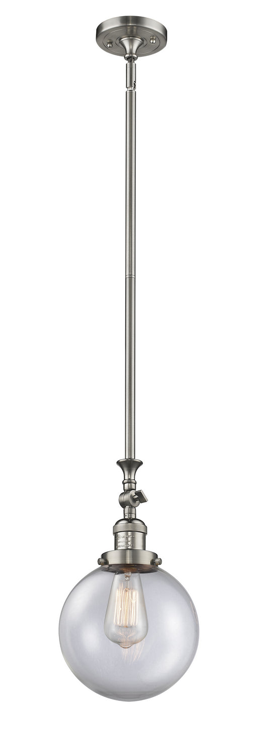 Innovations - 206-SN-G202-8 - One Light Mini Pendant - Franklin Restoration - Brushed Satin Nickel