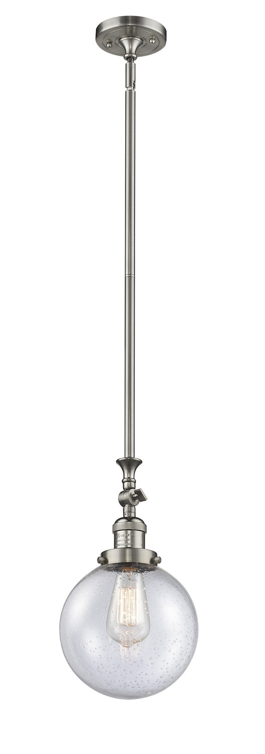 Innovations - 206-SN-G204-8 - One Light Mini Pendant - Franklin Restoration - Brushed Satin Nickel