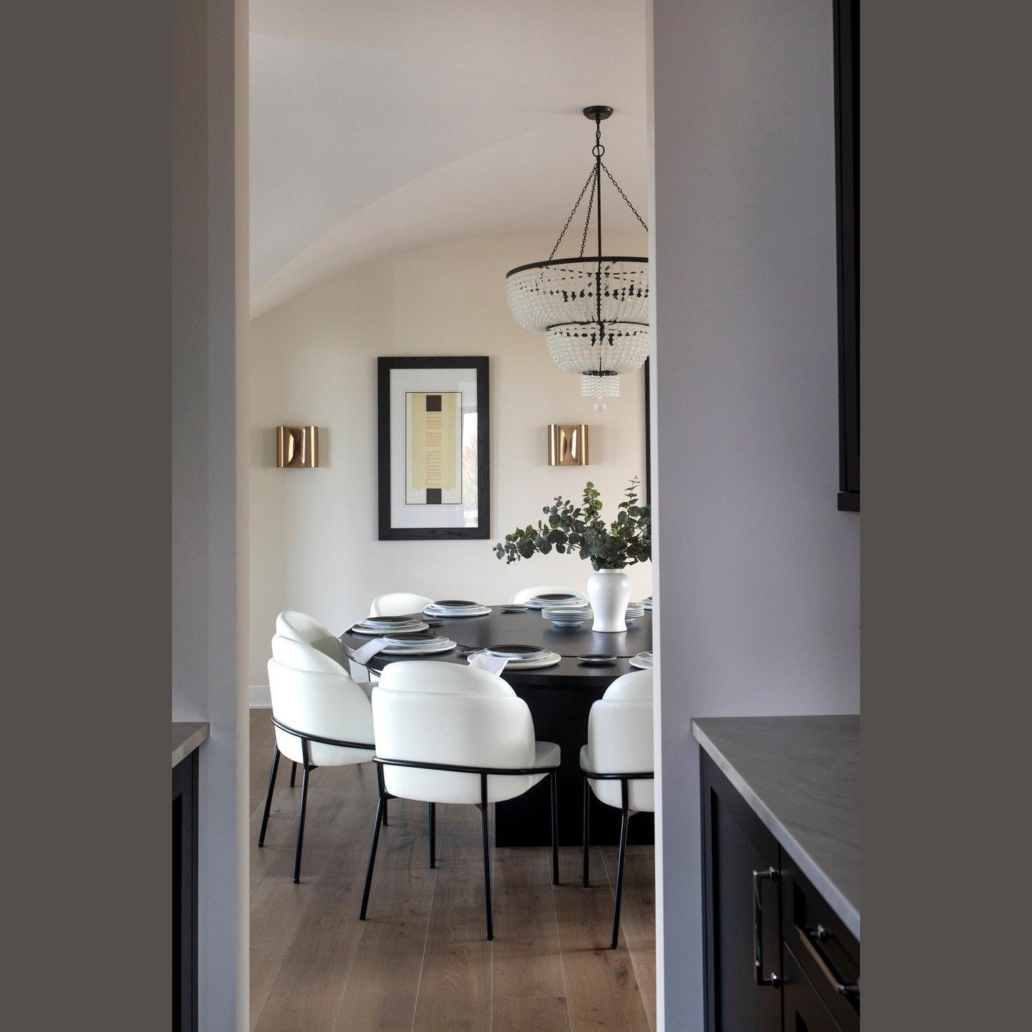 Crystorama - 612-MK - 12 Light Chandelier - Rylee - Matte Black