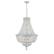 Crystorama - ROS-A1009-CH-CL-MWP - Nine Light Chandelier - Roslyn - Polished Chrome