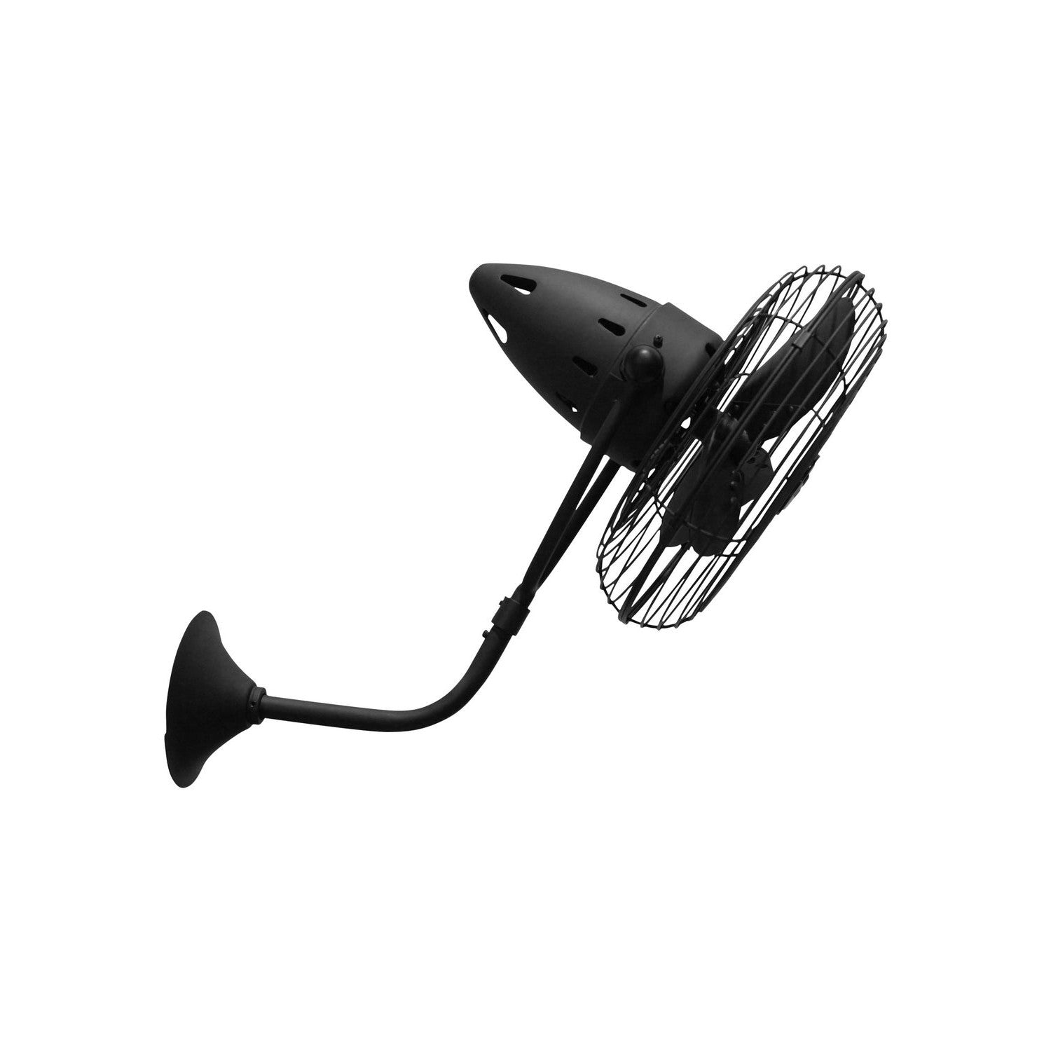 Matthews Fan Company - BP-BK-MTL - 19"Ceiling Fan - Bruna Parede - Matte Black