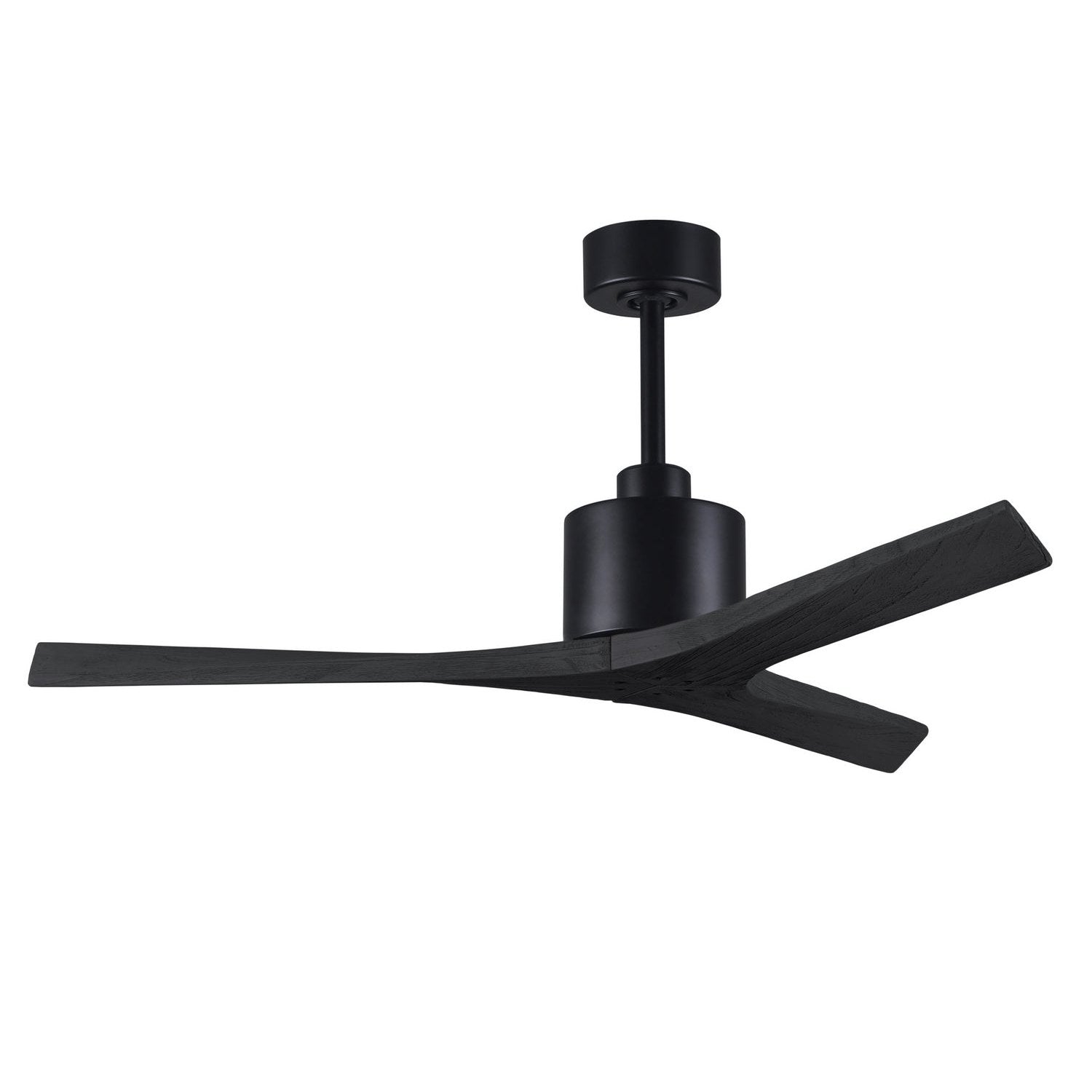 Matthews Fan Company - MW-BK-BK-52 - 52"Ceiling Fan - Mollywood - Matte Black