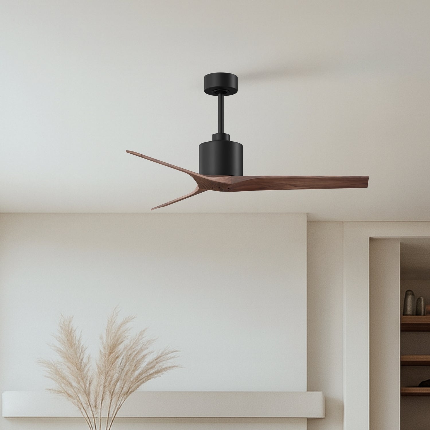 Matthews Fan Company - MW-BK-WA-52 - 52"Ceiling Fan - Mollywood - Matte Black