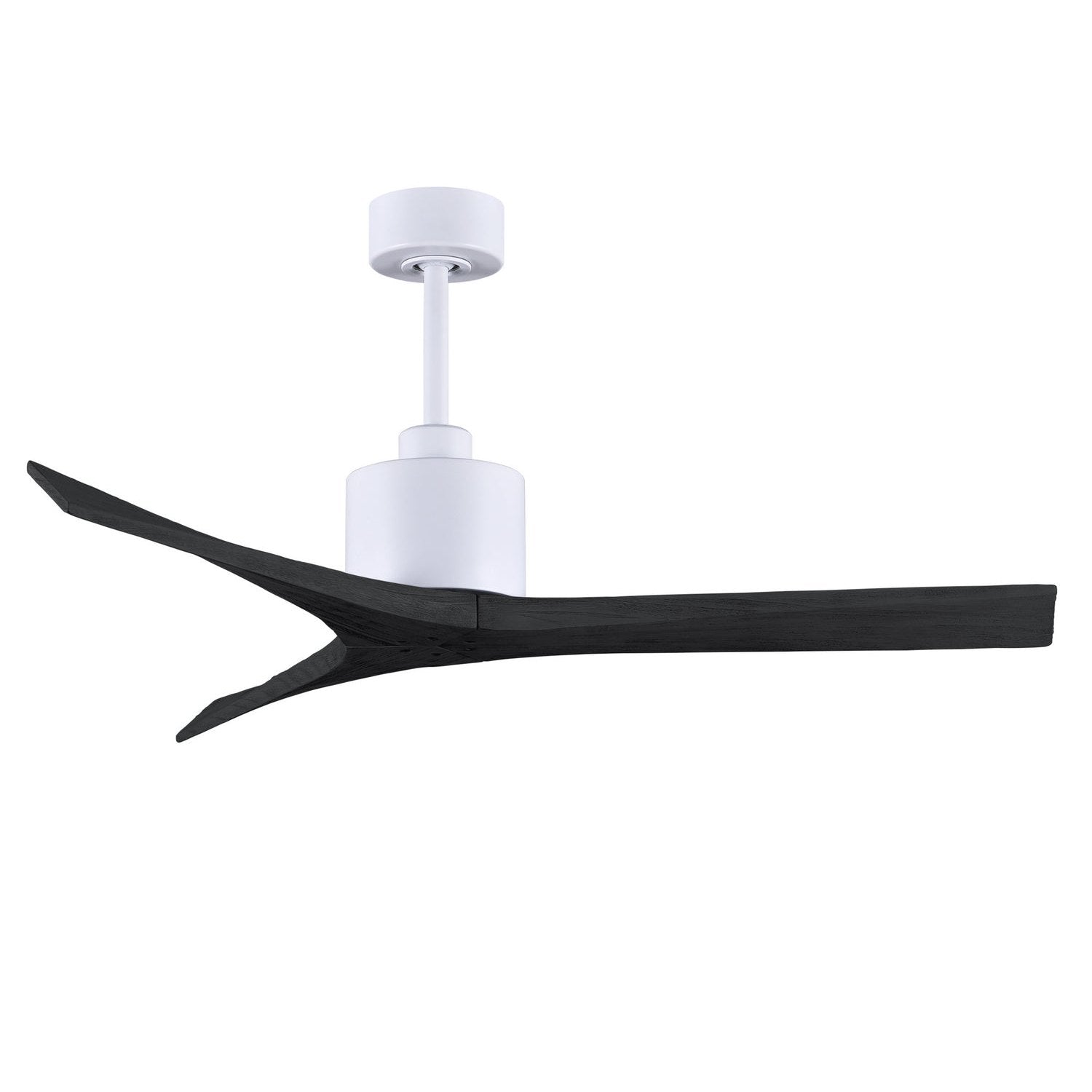Matthews Fan Company - MW-MWH-BK-52 - 52"Ceiling Fan - Mollywood - Matte White