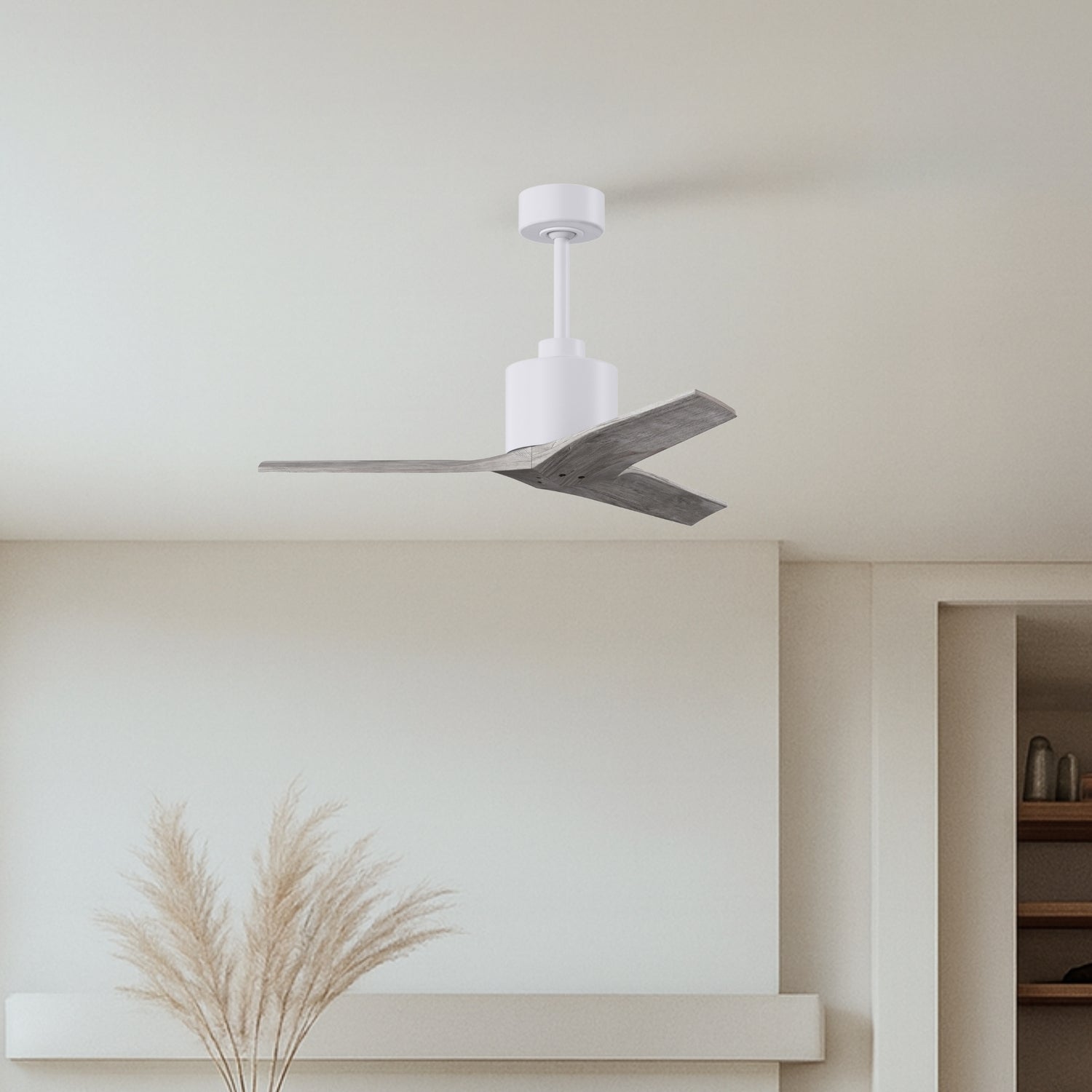 Matthews Fan Company - MW-MWH-BW-42 - 42"Ceiling Fan - Mollywood - Matte White