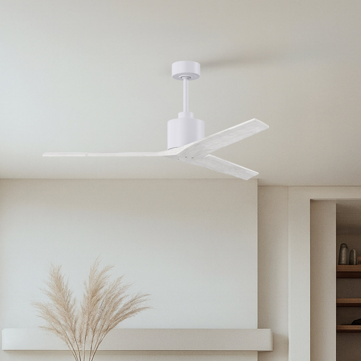 Matthews Fan Company - MW-MWH-MWH-60 - 60"Ceiling Fan - Mollywood - Matte White