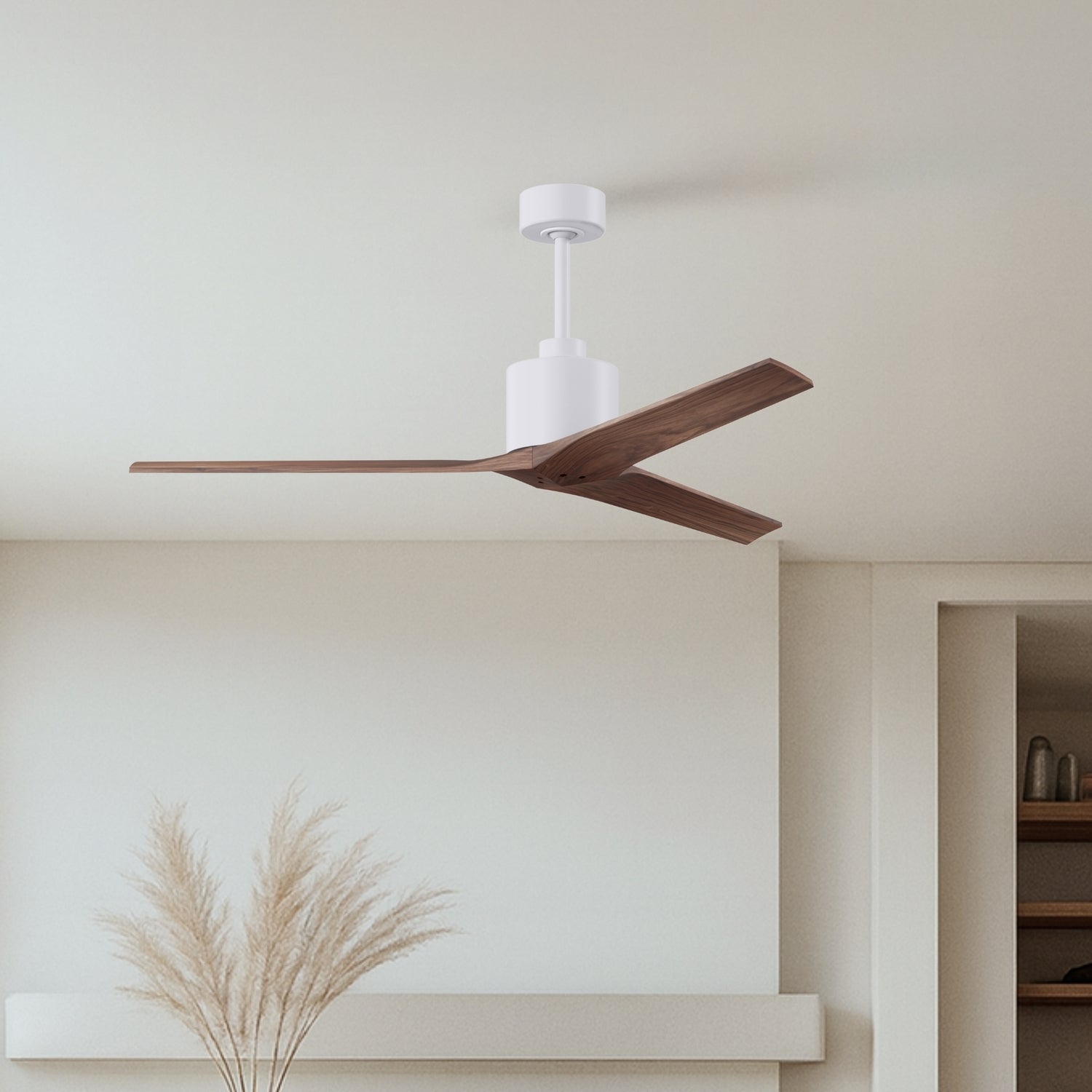 Matthews Fan Company - MW-MWH-WA-60 - 60"Ceiling Fan - Mollywood - Matte White