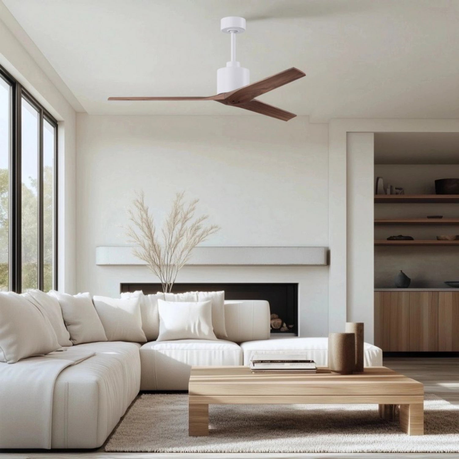 Matthews Fan Company - MW-MWH-WA-60 - 60"Ceiling Fan - Mollywood - Matte White