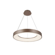 Justice Designs - ACR-4060-OPAL-LTBZ - LED Pendant - Acryluxe - Light Bronze