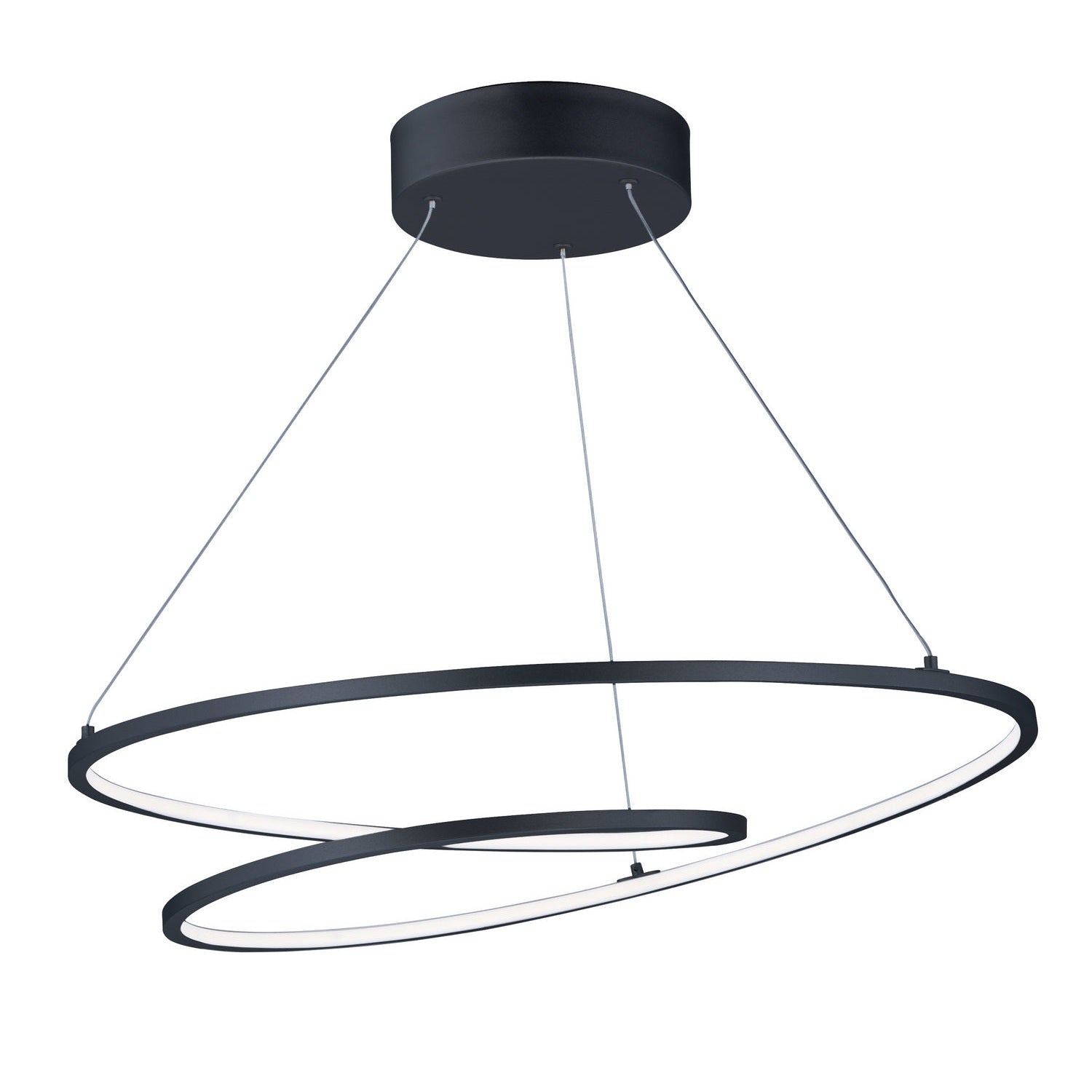 ET2 - E21325-BK - LED Pendant - Cycle - Black
