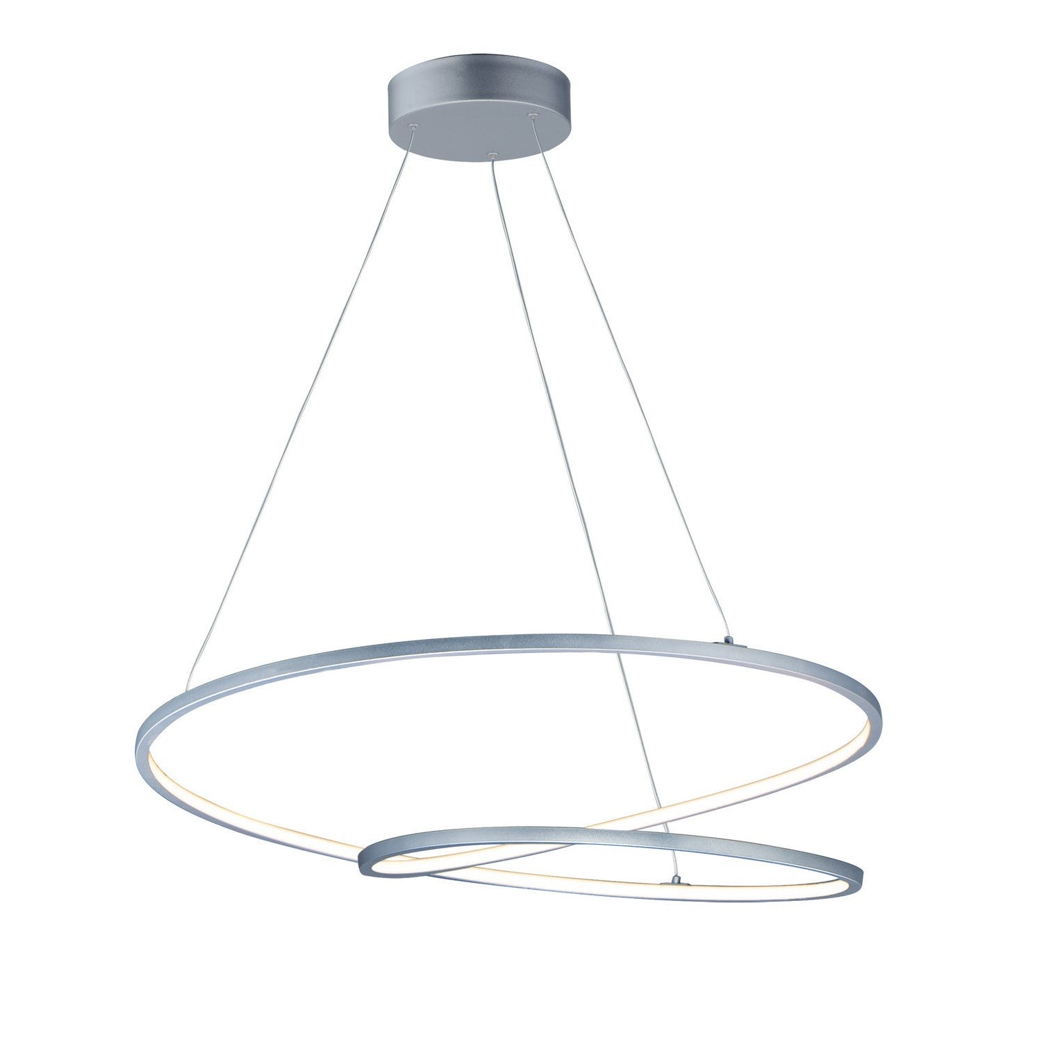 ET2 - E21327-MS - LED Pendant - Cycle - Matte Silver