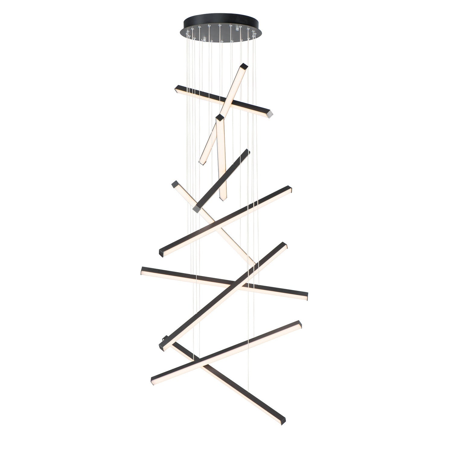 ET2 - E21378-BK - LED Pendant - Hover - Black