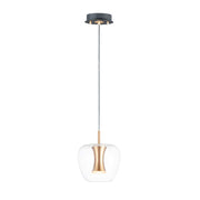 ET2 - E24162-18BKGLD - LED Pendant - Newton - Black / Gold