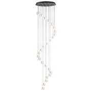 ET2 - E24169-18BKGLD - LED Pendant - Newton - Black / Gold
