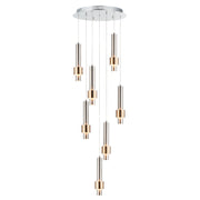 ET2 - E24757-SNSBR - LED Pendant - Reveal - Satin Nickel / Satin Brass