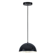 ET2 - E24902-GBAL - LED Pendant - Hemisphere - Gloss Black / Aluminum