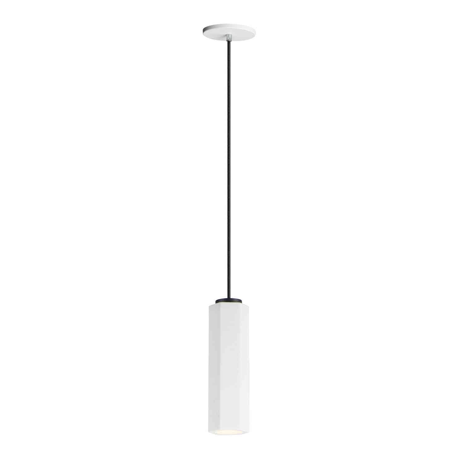ET2 - E25037-WTBK - LED Pendant - Allen - White / Black