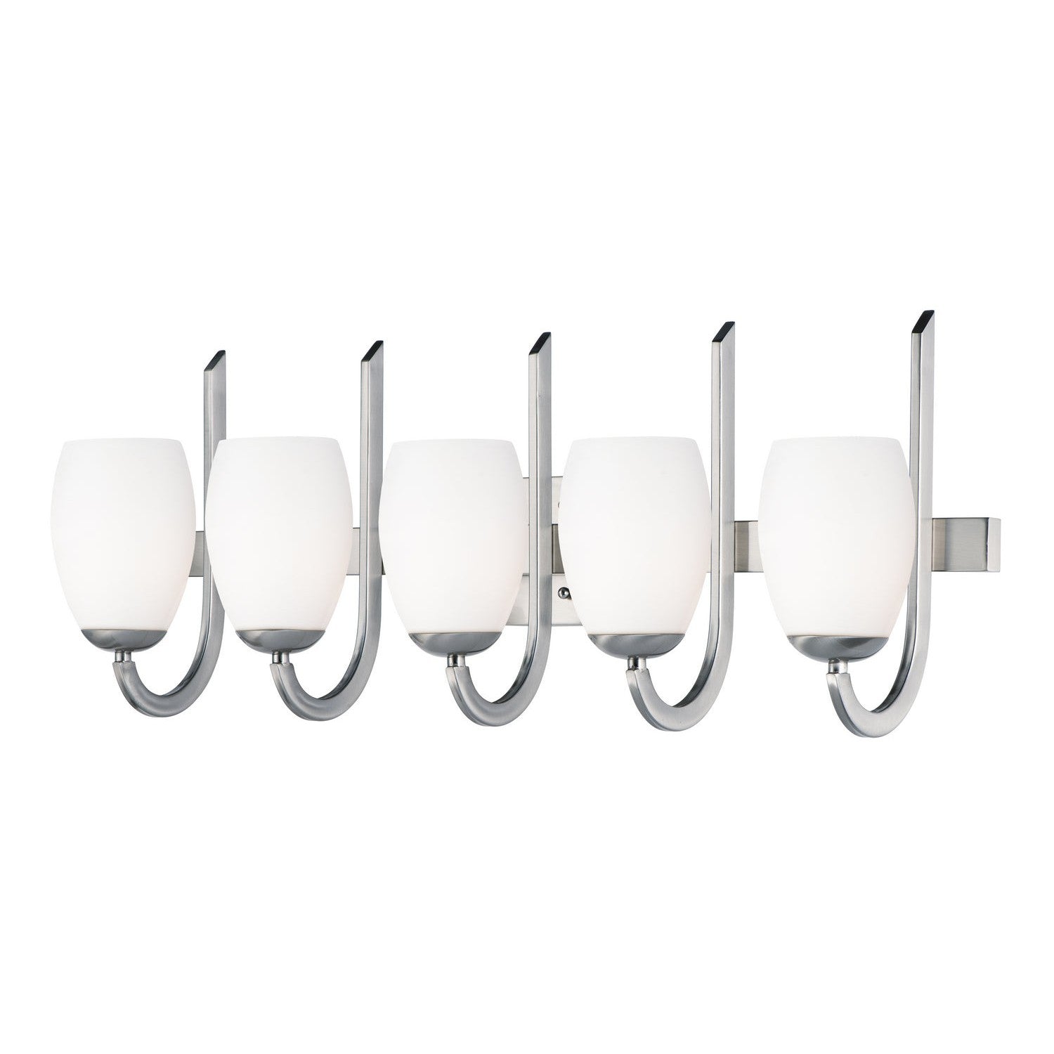 Maxim - 21645SWSN - Five Light Bath Vanity - Taylor - Satin Nickel