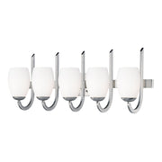 Maxim - 21645SWSN - Five Light Bath Vanity - Taylor - Satin Nickel