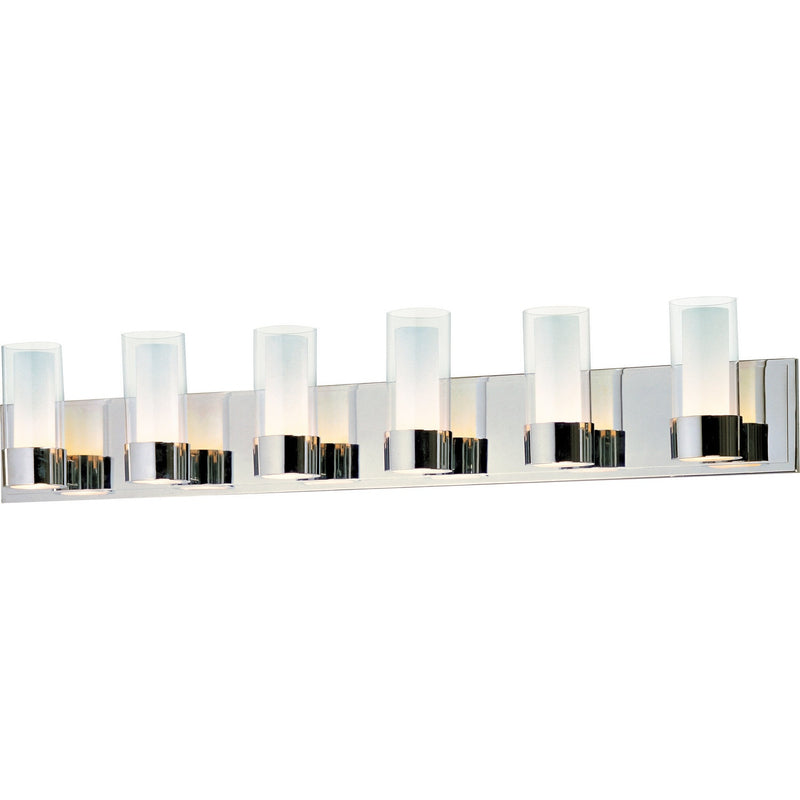 Maxim - 23076CLFTPC/BUL - LED Bath Vanity - Silo - Polished Chrome