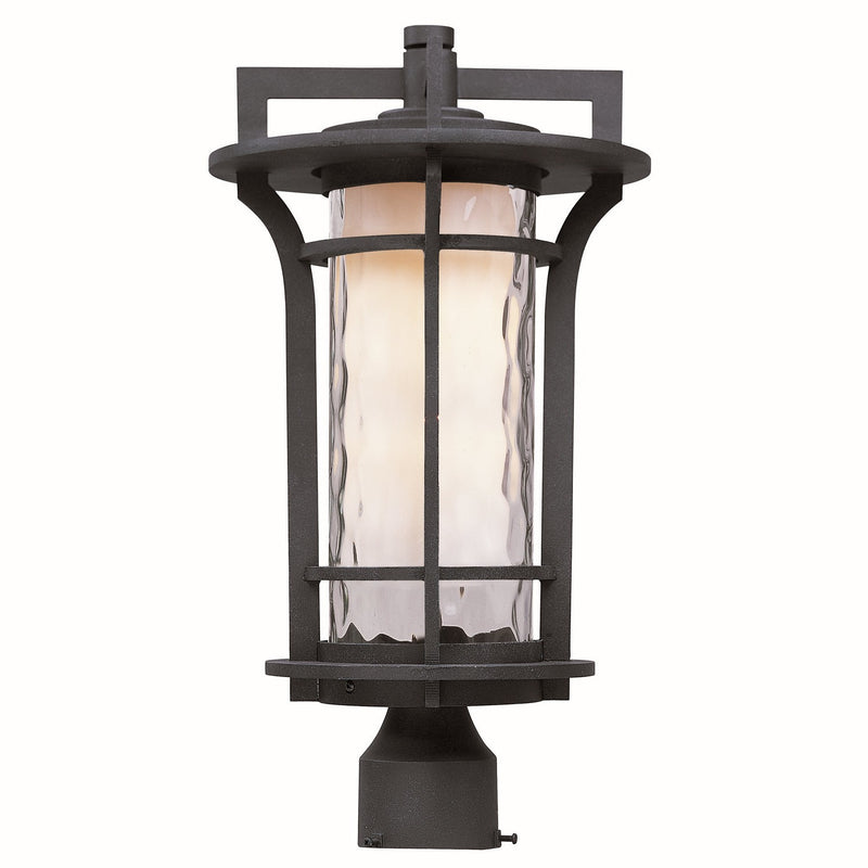 Maxim - 65780WGBO - LED Outdoor Pole/Post Lantern - Oakville LED E26 - Black Oxide
