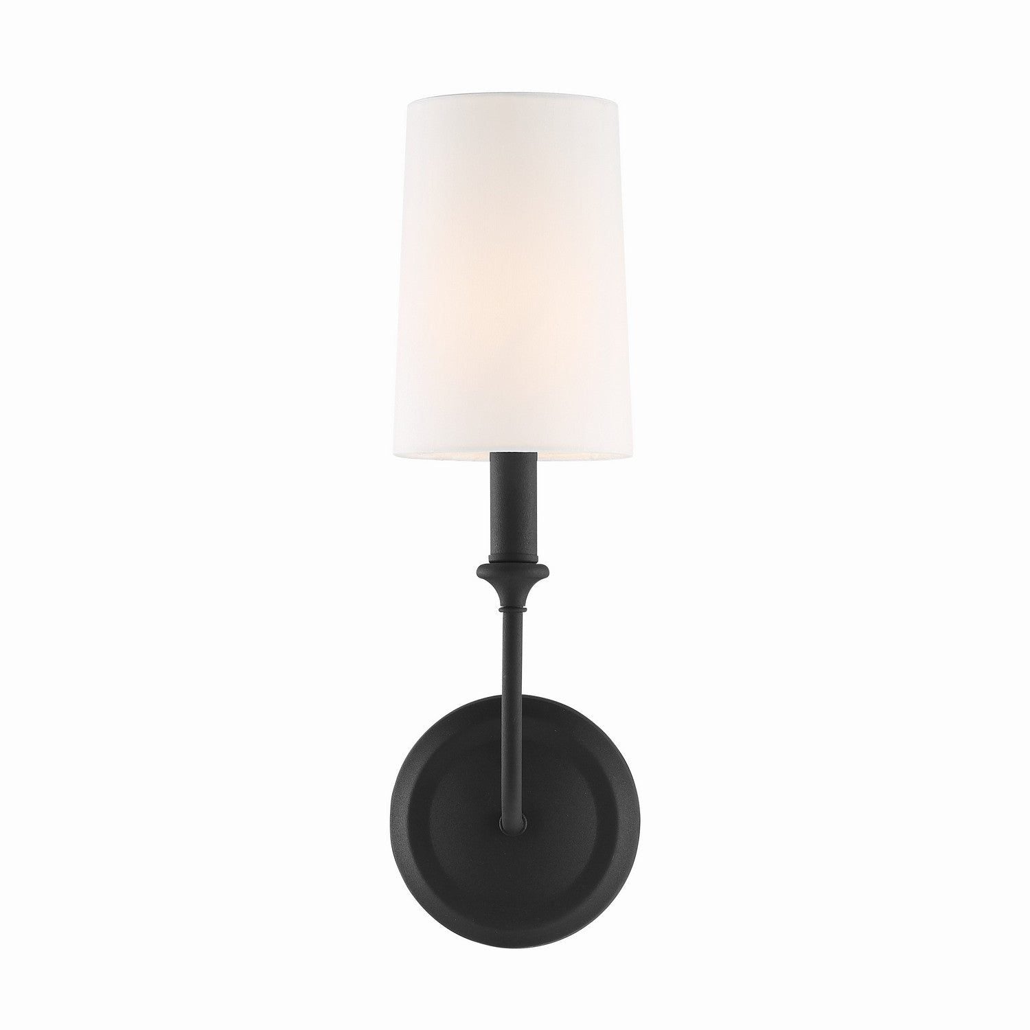 Crystorama - 2241-BF - One Light Wall Sconce - Sylvan - Black Forged