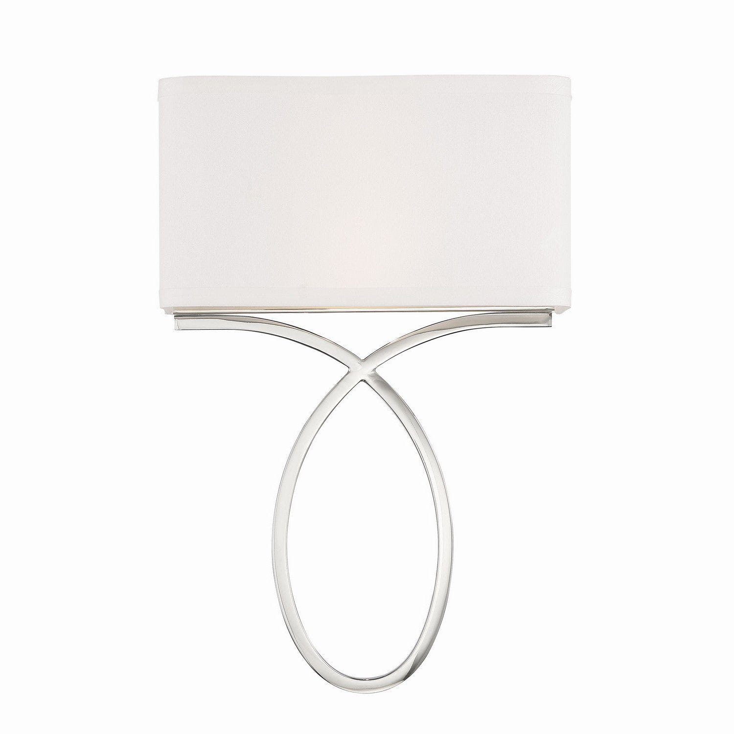 Crystorama - BRK-A3702-PN - Two Light Wall Sconce - Brinkley - Polished Nickel