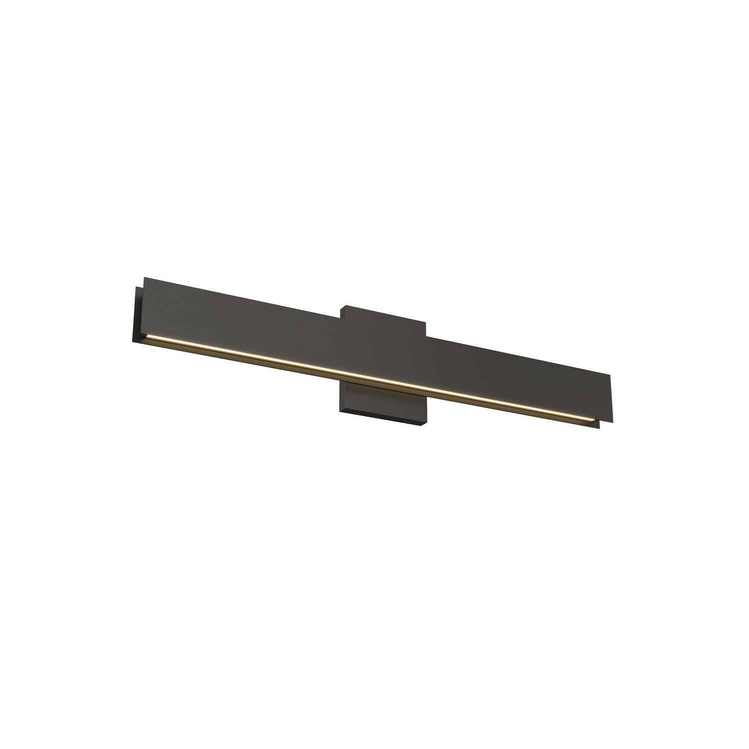 Visual Comfort Modern - 700BCBAU24B-LED930-277 - LED Bath - Bau - Nightshade Black