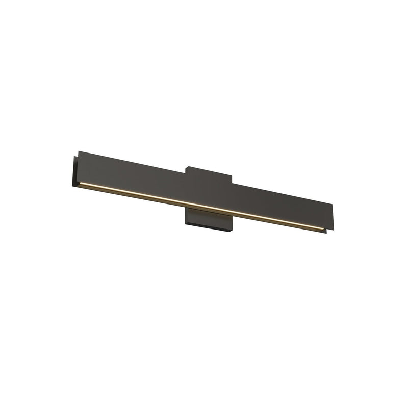 Visual Comfort Modern - 700BCBAU24B-LED930-277 - LED Bath - Bau - Nightshade Black