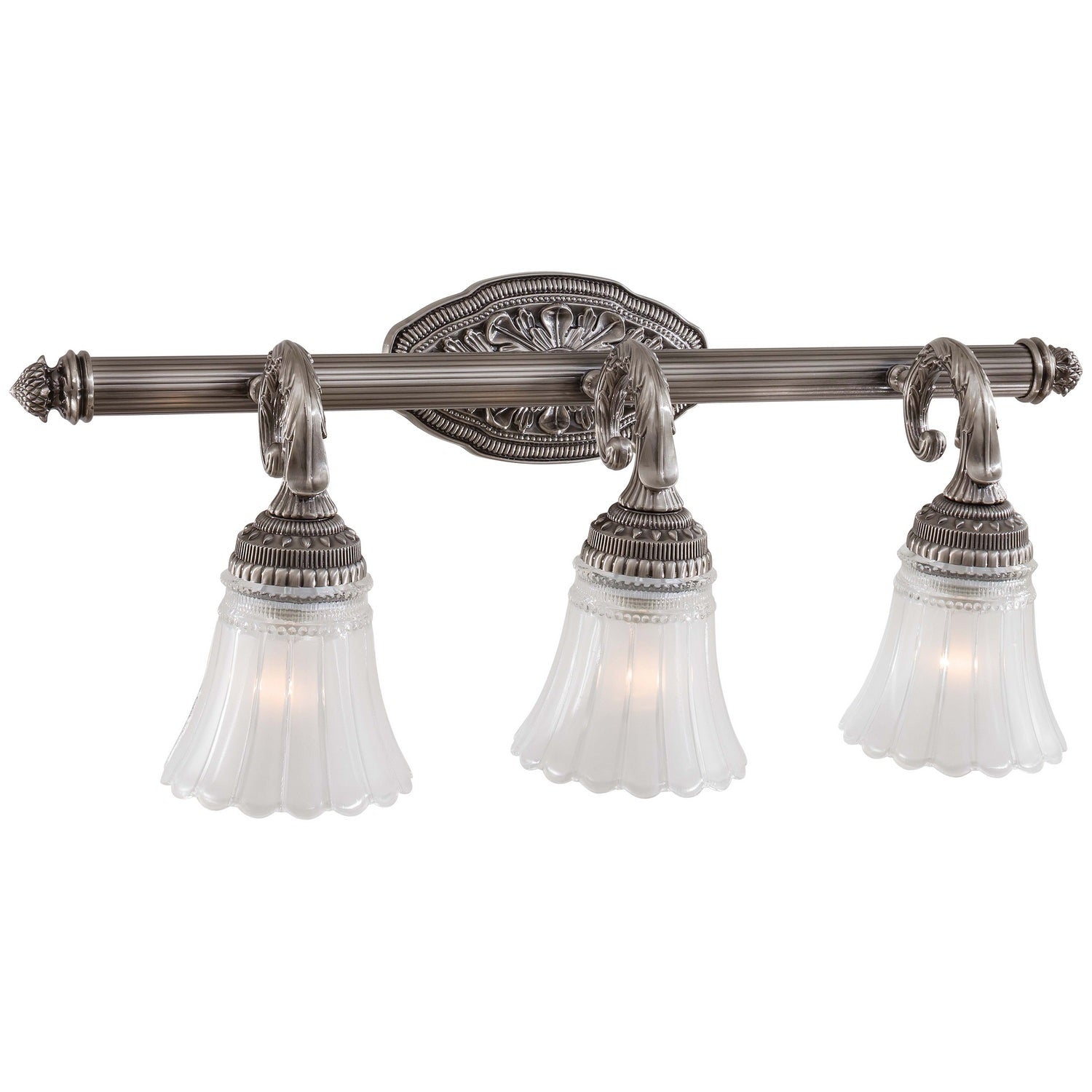 Minka-Lavery - 5763-2560-84 - Three Light Bath - Europa - Brushed Nickel