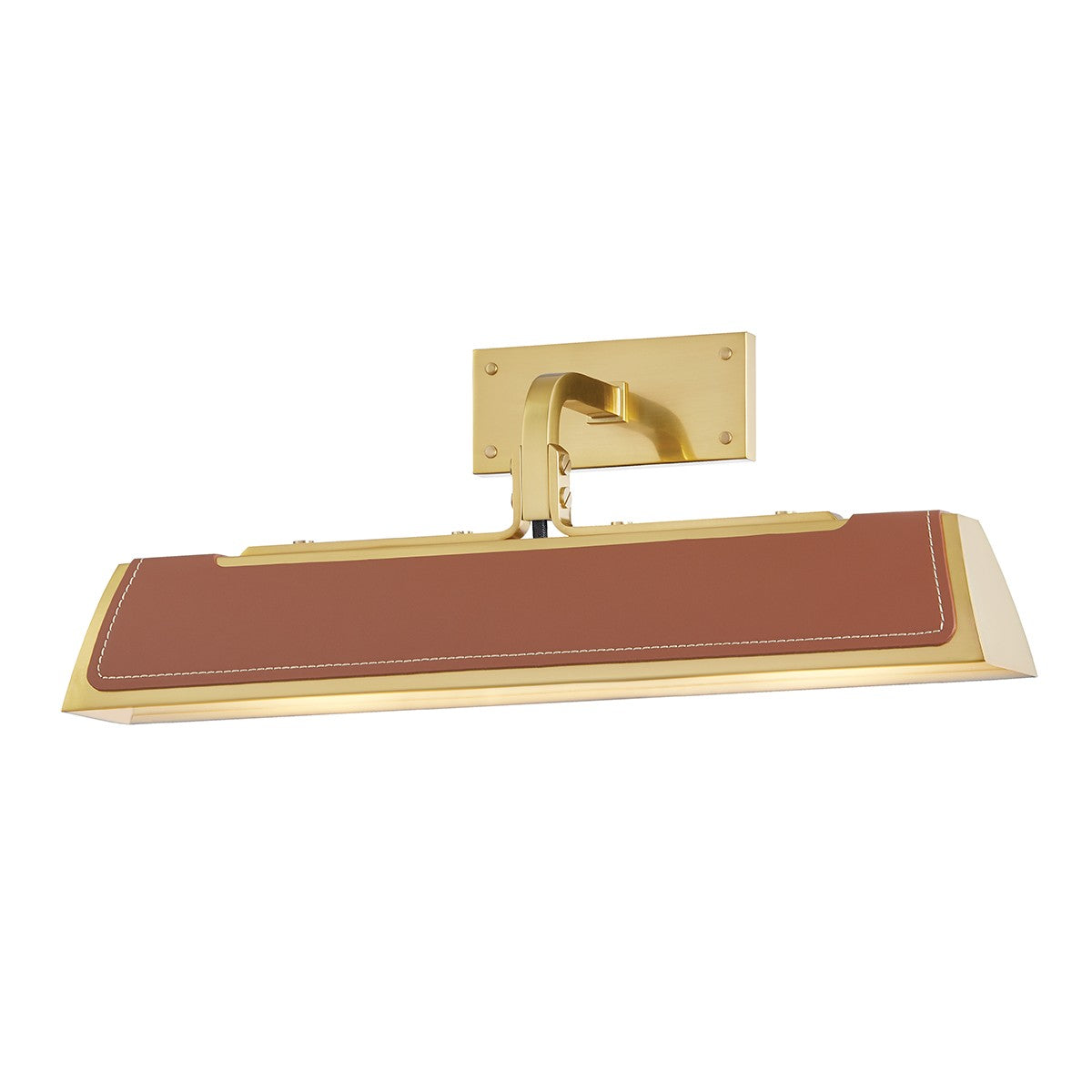 Hudson Valley - 5318-AGB - Two Light Picture Light - Holtsville - Aged Brass