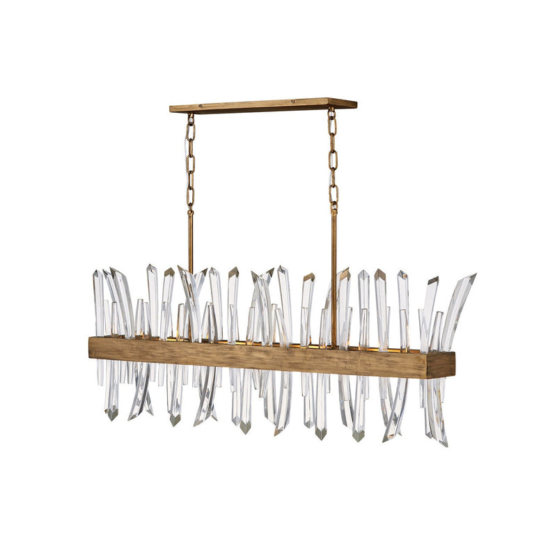Fredrick Ramond - FR30908BNG - LED Linear Pendant - Revel - Burnished Gold