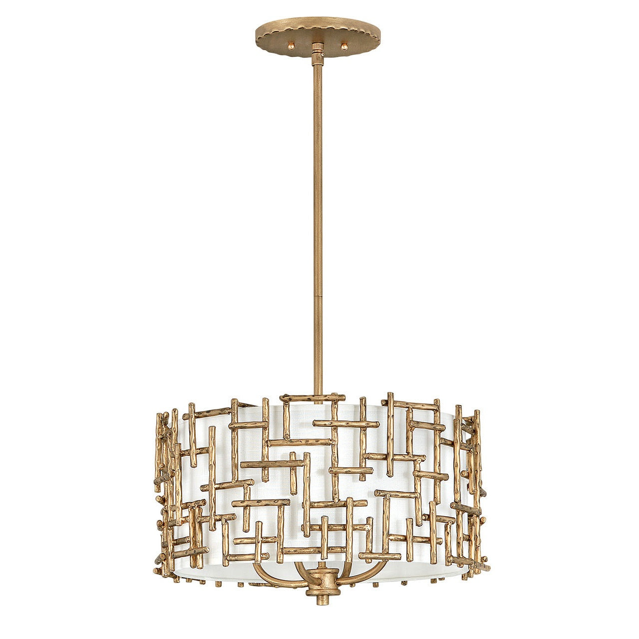 Fredrick Ramond - FR33103BNG - LED Pendant - Farrah - Burnished Gold