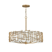 Fredrick Ramond - FR33104BNG - LED Chandelier - Farrah - Burnished Gold