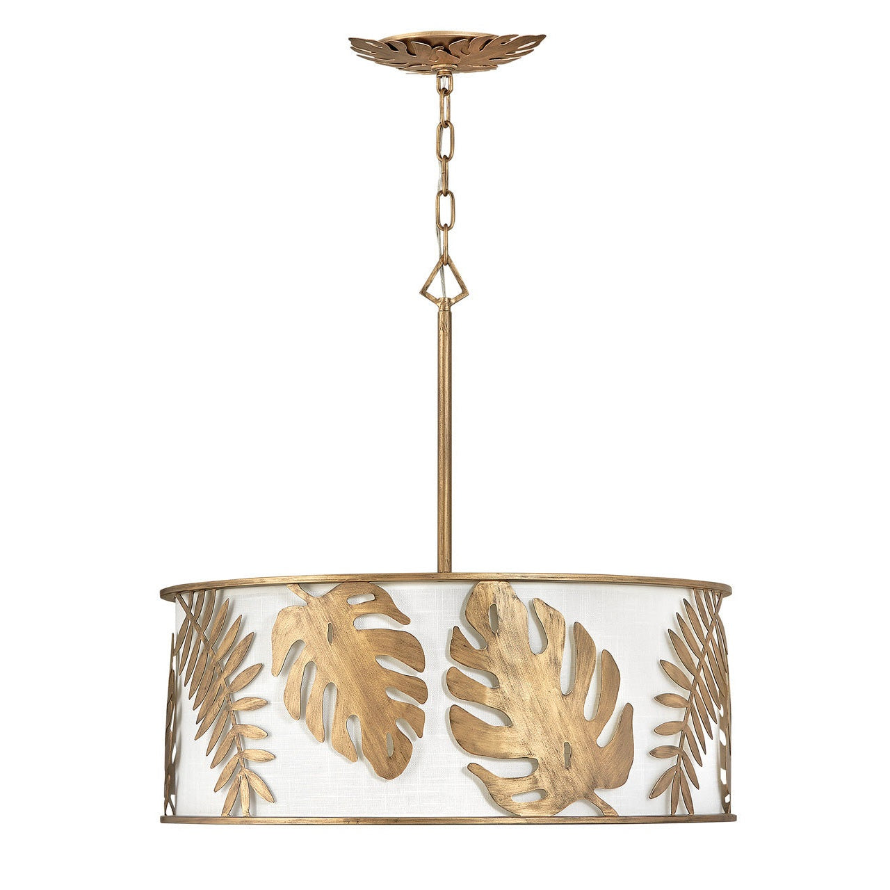 Fredrick Ramond - FR35105BNG - LED Chandelier - Botanica - Burnished Gold