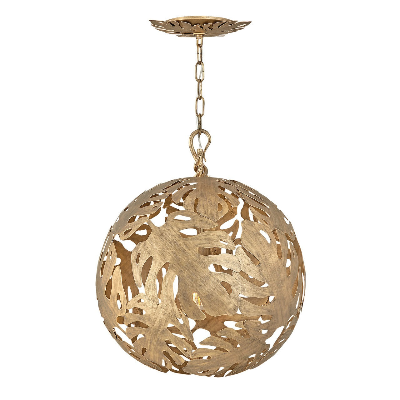 Fredrick Ramond - FR35108BNG - LED Chandelier - Botanica - Burnished Gold