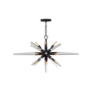 Fredrick Ramond - FR47409BLK - LED Linear Chandelier - Ariel - Black