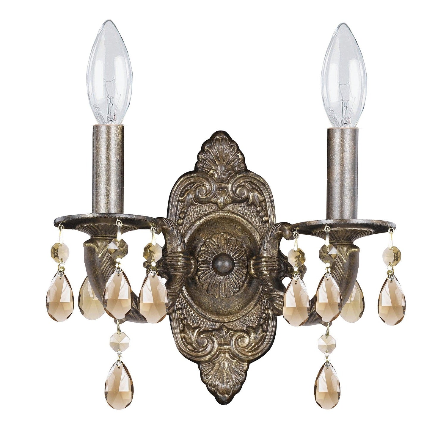 Crystorama - 5022-VB-GT-S - Two Light Wall Sconce - Paris Market - Venetian Bronze
