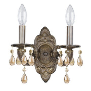 Crystorama - 5022-VB-GT-S - Two Light Wall Sconce - Paris Market - Venetian Bronze