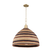 Hudson Valley - 9330-AGB - One Light Chandelier - Lido Beach - Aged Brass