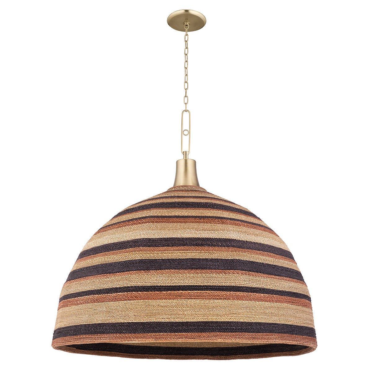 Hudson Valley - 9340-AGB - One Light Chandelier - Lido Beach - Aged Brass