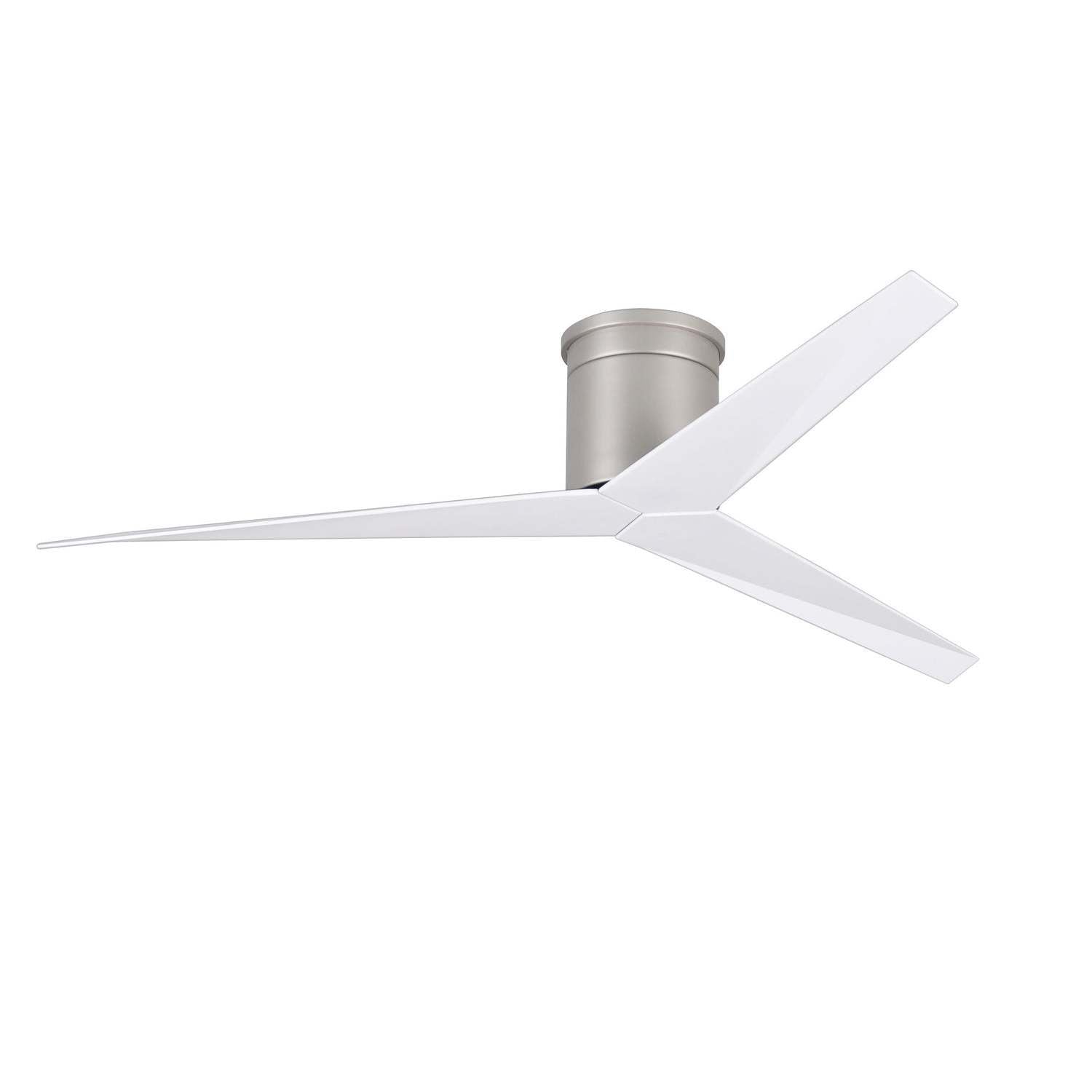 Matthews Fan Company - EKH-BN-WH - 56"Ceiling Fan - Eliza - Brushed Nickel