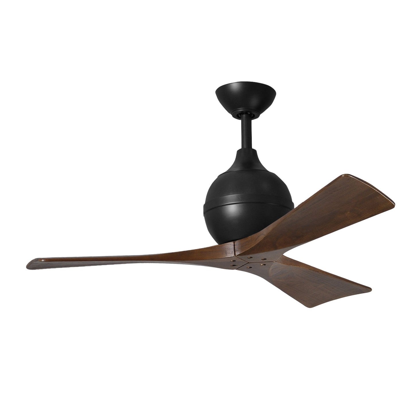 Matthews Fan Company - IR3-BK-WA-42 - 42"Ceiling Fan - Irene-3 - Matte Black